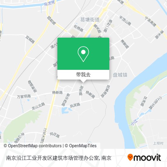 南京沿江工业开发区建筑市场管理办公室地图