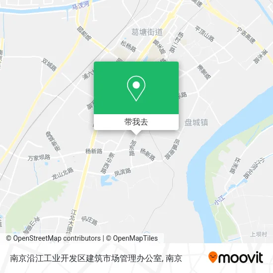 南京沿江工业开发区建筑市场管理办公室地图