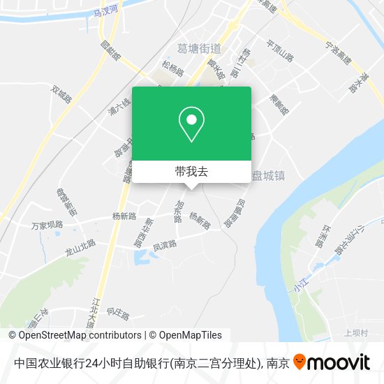 中国农业银行24小时自助银行(南京二宫分理处)地图
