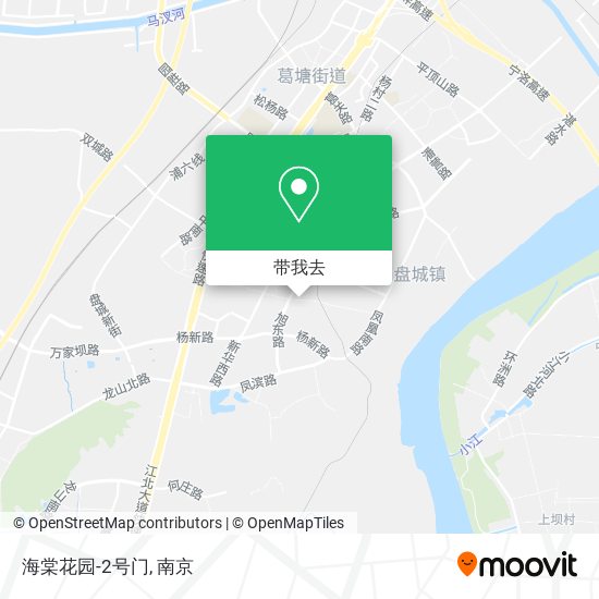 海棠花园-2号门地图