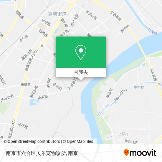 南京市六合区贝乐宠物诊所地图