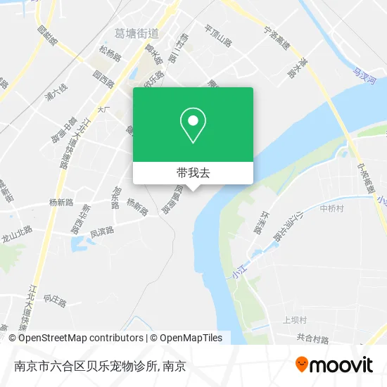 南京市六合区贝乐宠物诊所地图