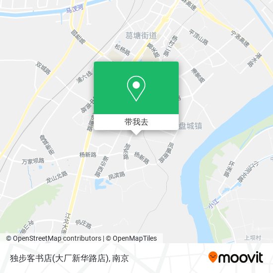 独步客书店(大厂新华路店)地图