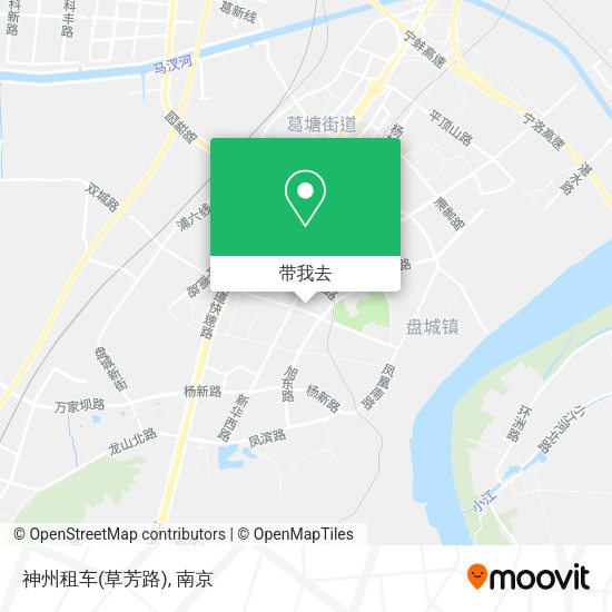 神州租车(草芳路)地图