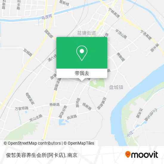 俊皙美容养生会所(阿卡店)地图