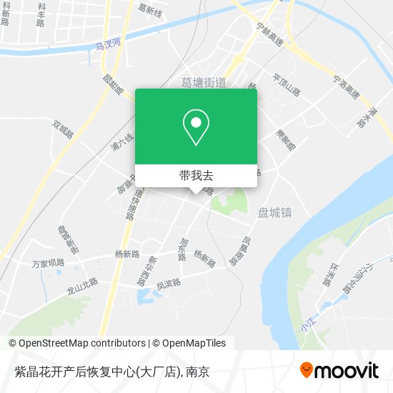 紫晶花开产后恢复中心(大厂店)地图