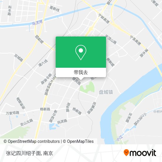 张记四川绍子面地图