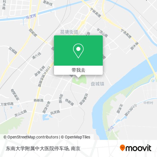 东南大学附属中大医院停车场地图