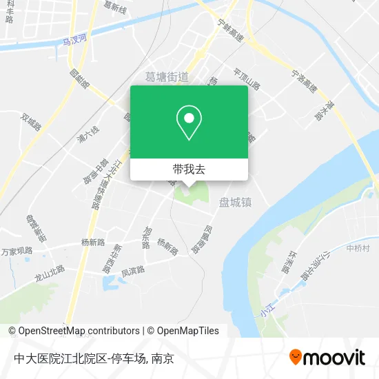 中大医院江北院区-停车场地图