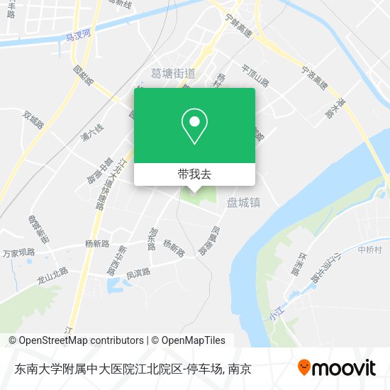 东南大学附属中大医院江北院区-停车场地图