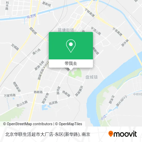 北京华联生活超市大厂店-东区(新华路)地图