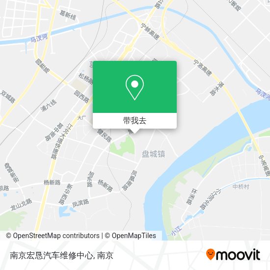 南京宏恳汽车维修中心地图