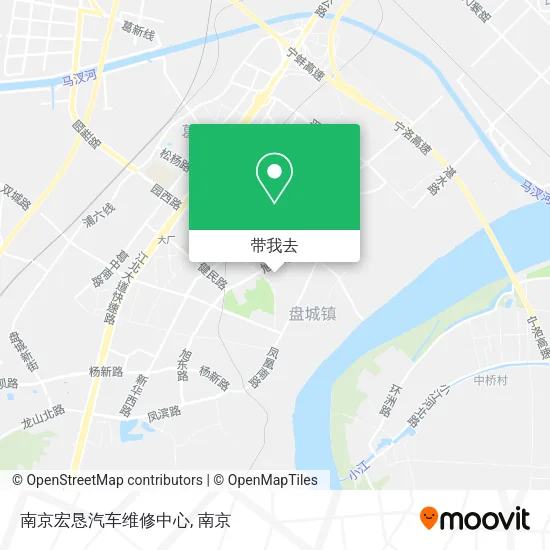 南京宏恳汽车维修中心地图