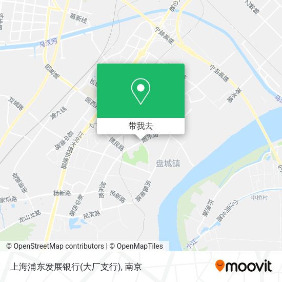 上海浦东发展银行(大厂支行)地图