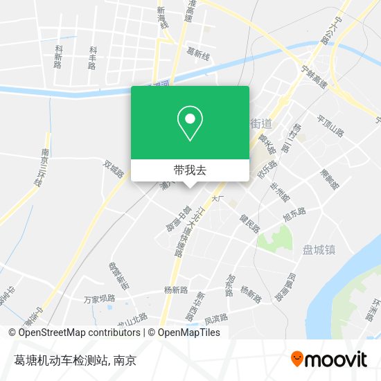 葛塘机动车检测站地图