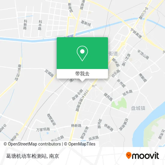葛塘机动车检测站地图