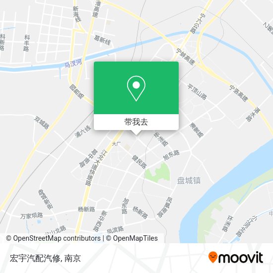 宏宇汽配汽修地图
