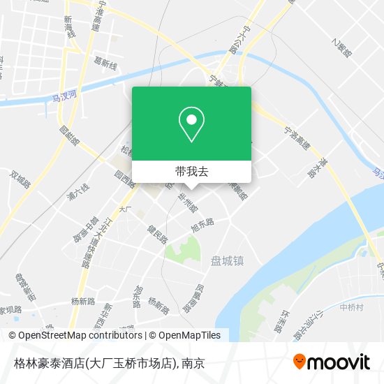 格林豪泰酒店(大厂玉桥市场店)地图