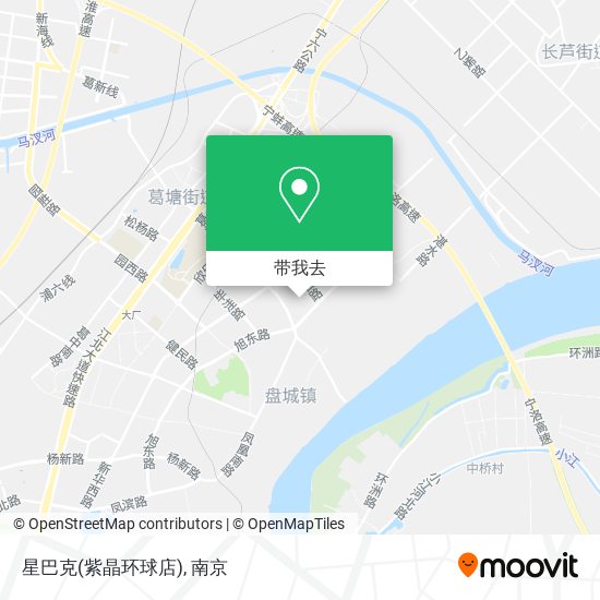 星巴克(紫晶环球店)地图