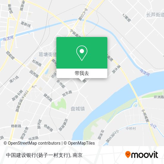 中国建设银行(扬子一村支行)地图