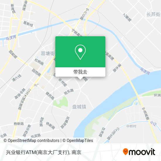 兴业银行ATM(南京大厂支行)地图