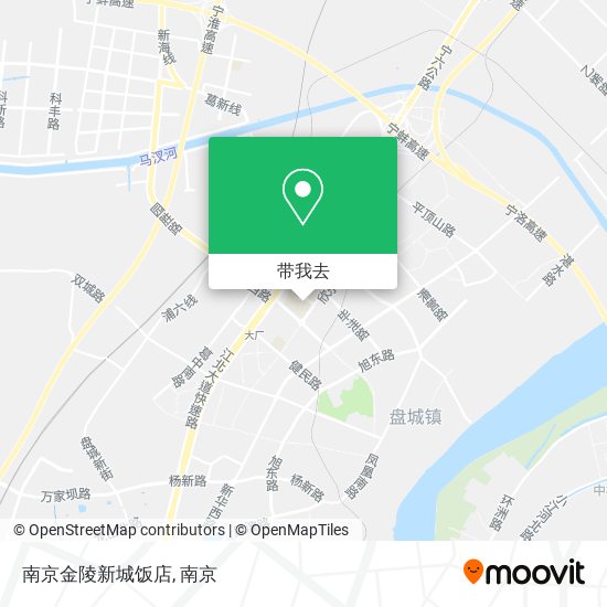 南京金陵新城饭店地图
