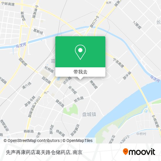 先声再康药店葛关路仓储药店地图