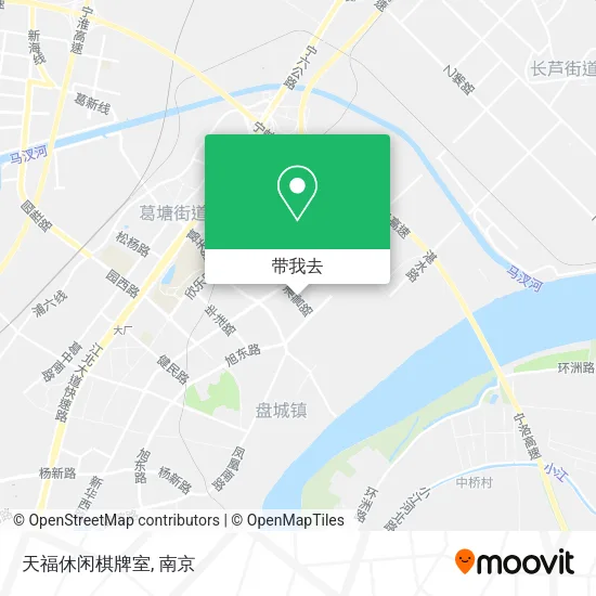 天福休闲棋牌室地图