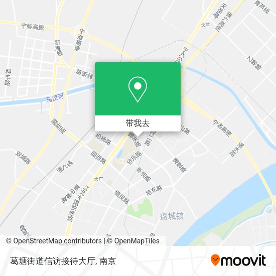 葛塘街道信访接待大厅地图