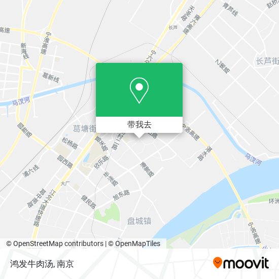 鸿发牛肉汤地图