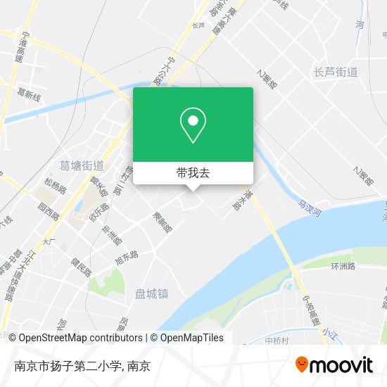 南京市扬子第二小学地图