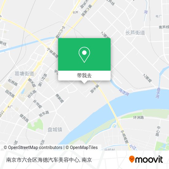 南京市六合区海德汽车美容中心地图