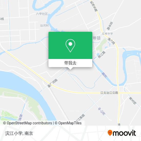 滨江小学地图