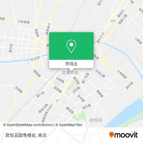 君悦花园售楼处地图