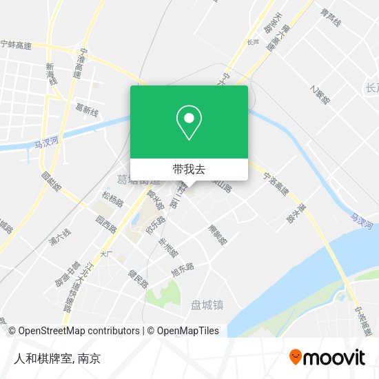 人和棋牌室地图