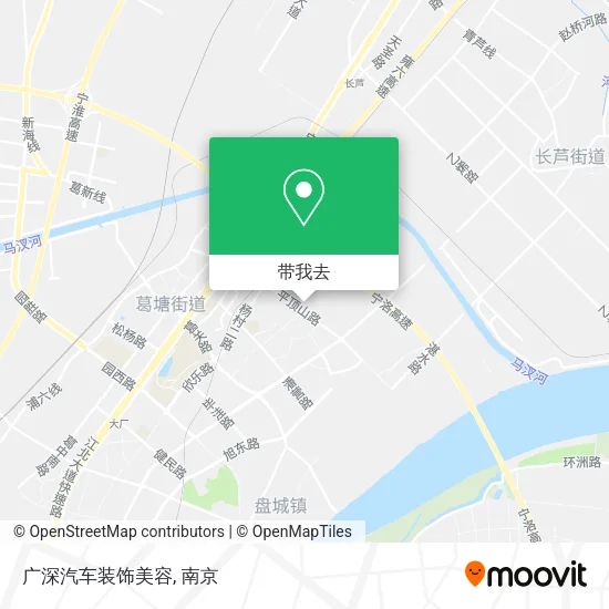 广深汽车装饰美容地图