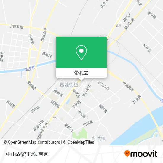 中山农贸市场地图