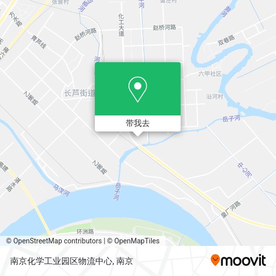 南京化学工业园区物流中心地图