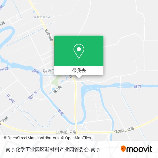 南京化学工业园区新材料产业园管委会地图