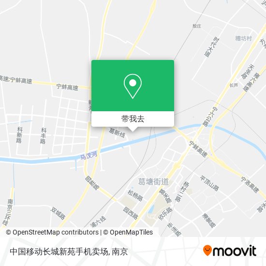中国移动长城新苑手机卖场地图