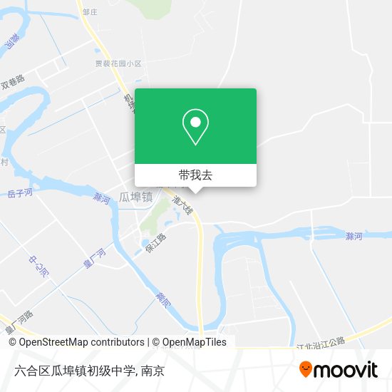 六合区瓜埠镇初级中学地图