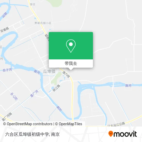 六合区瓜埠镇初级中学地图