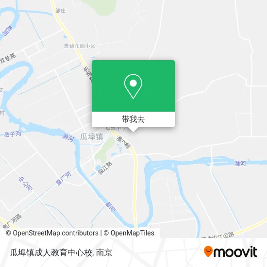 瓜埠镇成人教育中心校地图