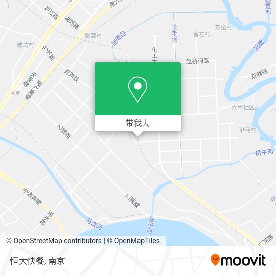 恒大快餐地图