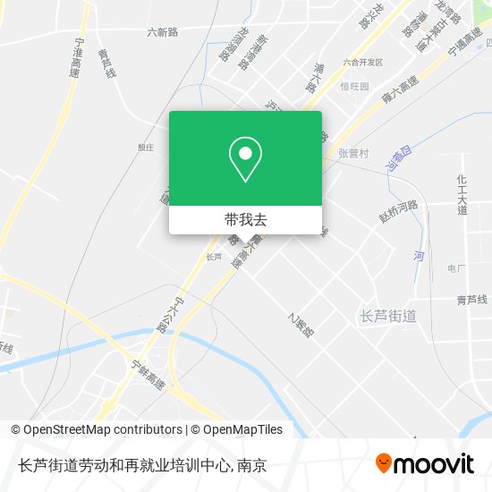长芦街道劳动和再就业培训中心地图