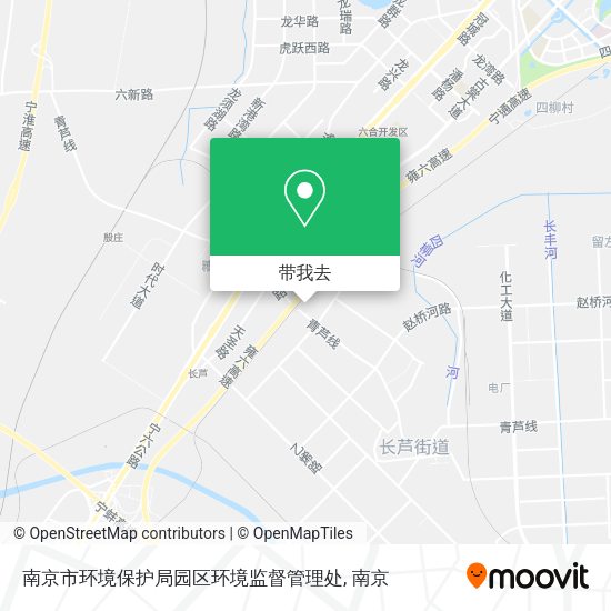南京市环境保护局园区环境监督管理处地图
