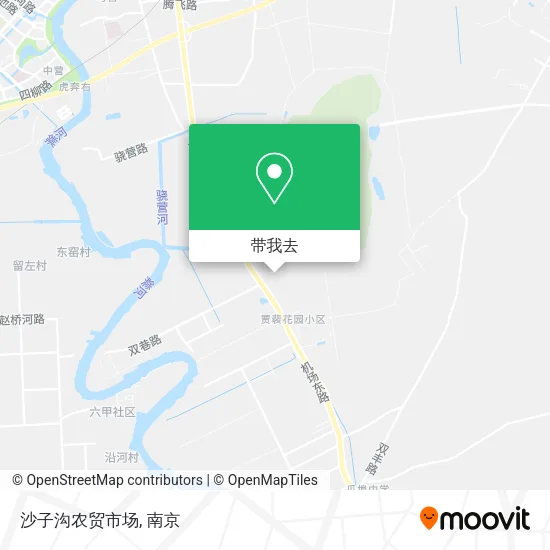沙子沟农贸市场地图