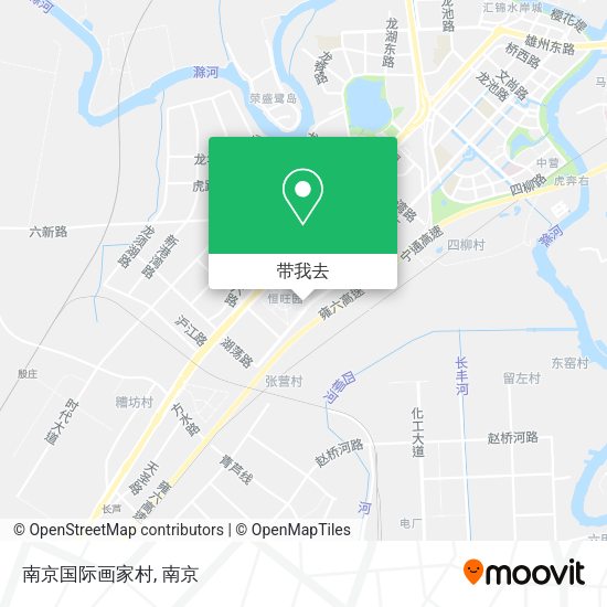 南京国际画家村地图