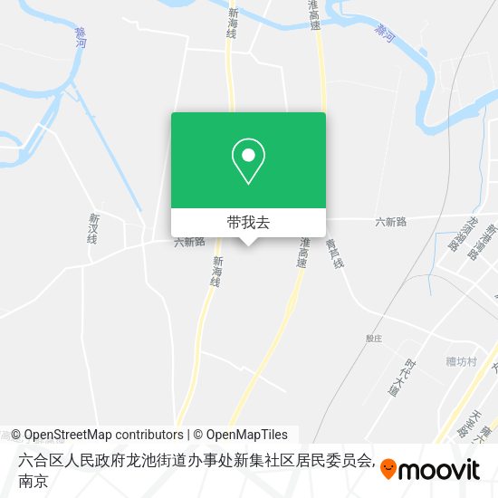 六合区人民政府龙池街道办事处新集社区居民委员会地图