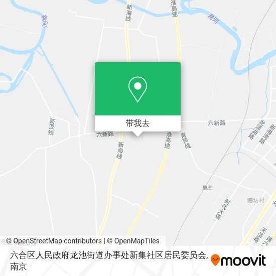 六合区人民政府龙池街道办事处新集社区居民委员会地图
